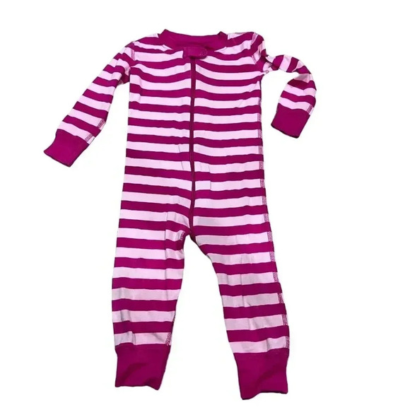 Hanna Andersson & Burt's Bees Baby 3pc Toddler Pajama Set 2T Multicolor - Picture 2 of 16